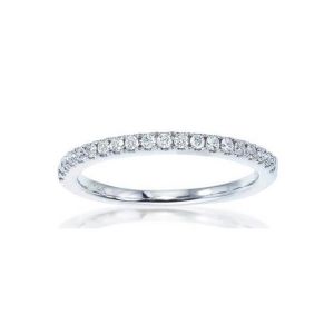 TWO by London Platinum Diamond Anniversary Band