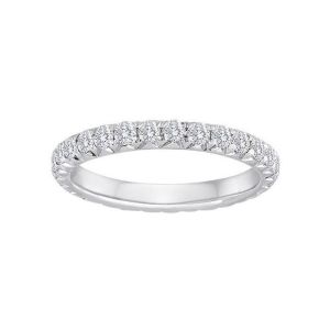 TWO By London Platinum Diamond Fishtail Eternity Band