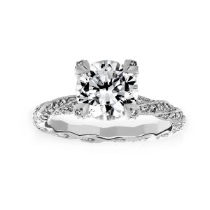 Michael B. Twist Infinity Solitaire Engagement Ring