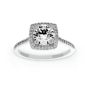 Michael B. Royal Cushion Engagement Ring