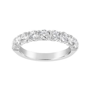 TWO by London 18k Single Row Shared Prong Diamond Large Anniversary Band