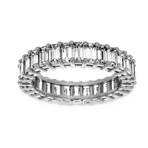 Martin Flyer Emerald Cut Diamond Band